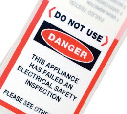 Fail Electrical Tags